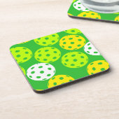 Colorful Pickleball Coaster Set コースター (左側)