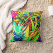 COLORFUL PINEAPPLE  PATTERNS  クッション (ブランケット)