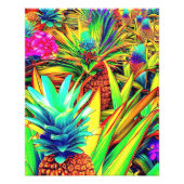 COLORFUL PINEAPPLE  PATTERNS  フォトプリント            (正面)