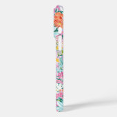 Colorful Pink Garden Monogrammed Case-Mate iPhoneケース (裏面 / 左)