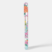 Colorful Pink Garden Monogrammed Case-Mate iPhoneケース (裏面 / 左)