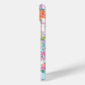 Colorful Pink Garden Monogrammed Case-Mate iPhoneケース (裏面 / 左)