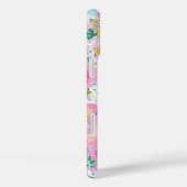 Colorful Pink Garden Monogrammed Case-Mate iPhoneケース (裏面 / 右)