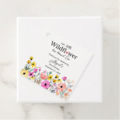 Colorful Pink Our Little Wildflower 1st Birthday フェイバータグ (インサイチュ)