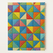 Colorful Pinwheel Quilt Design プランナー手帳 (裏面)