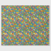 Colorful Pinwheel Quilt Design ラッピングペーパー (フラット)