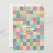 Colorful Playful Photo Preschool Graduation 招待状 (裏面)