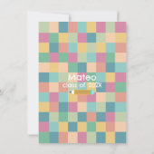 Colorful Playful Photo Preschool Graduation 招待状 (裏面)