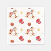 Colorful Playground Birthday Party スタンダードカクテルナプキン (正面)