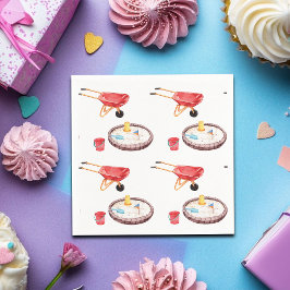 Colorful Playground Birthday Party スタンダードカクテルナプキン