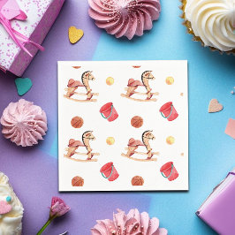 Colorful Playground Birthday Party スタンダードカクテルナプキン