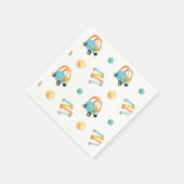 Colorful Playground Birthday Party スタンダードカクテルナプキン (角)