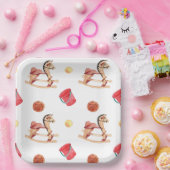 Colorful Playground Birthday Party ペーパープレート (パーティー)