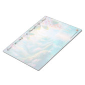 Colorful Plumeria Lake Notepad ノートパッド (アングル)