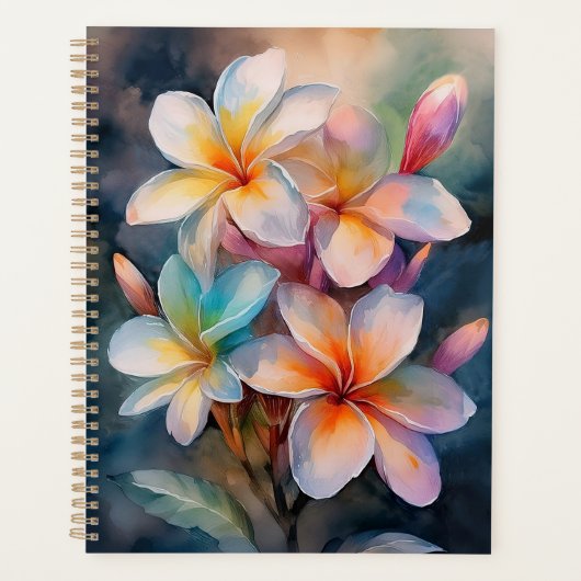 Colorful Plumeria Planner プランナー手帳 (正面)