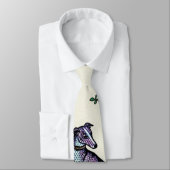 Colorful Pop Art Greyhound Asian Nature ネクタイ (タイ)