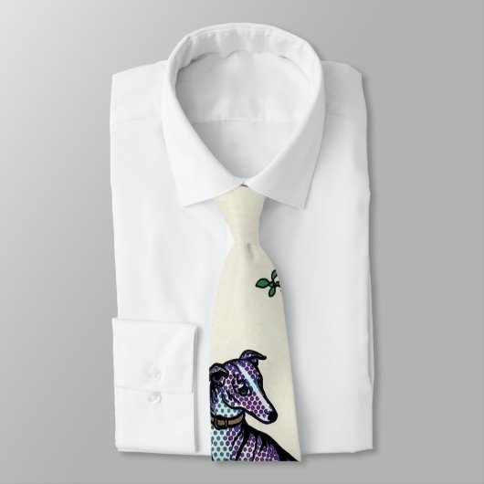 Colorful Pop Art Greyhound Asian Nature ネクタイ (タイ)