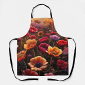 Colorful Poppies エプロン (正面)