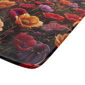 Colorful Poppies カッティングボード (角)