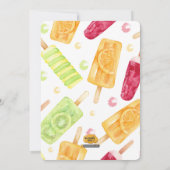 Colorful Popsicle Summer Baby Shower Invite 招待状 (裏面)