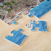 Colorful Positano village on Amalfi Coast Italy ジグソーパズル (側面)