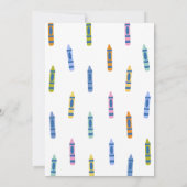 Colorful Preschool Graduation Party Invitation 招待状 (裏面)