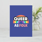 Colorful Pride Logo | Love & Unity Design 招待状 (スタンド正面)