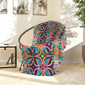 Colorful Psychedelic Bohemian フリースブランケット