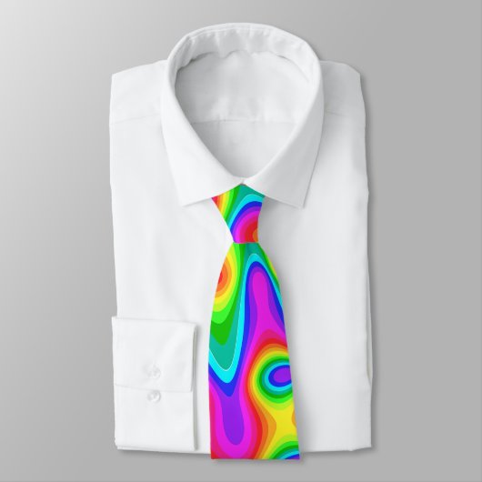 Colorful Psychedelic Neck Tie ネクタイ (タイ)