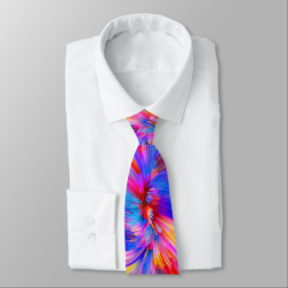 Colorful Psychedelic Tie-Dye neck tie ネクタイ