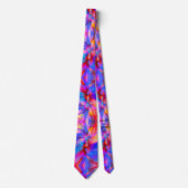 Colorful Psychedelic Tie-Dye neck tie ネクタイ (正面)