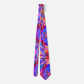 Colorful Psychedelic Tie-Dye neck tie ネクタイ (裏面)