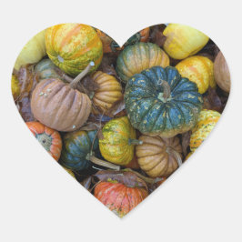 Colorful Pumpkin Stickers ハートシール