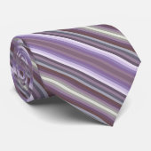 Colorful Purple Fashion Inspired Diagonal Stripes ネクタイ (ロール)