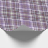 Colorful Purple Fashion Show Inspired Stripes ラッピングペーパー (角)
