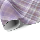 Colorful Purple Fashion Show Inspired Stripes ラッピングペーパー (ロールコーナー)