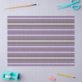 Colorful Purple Fashion Show Inspired Stripes 薄葉紙 (クラフト)