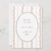 Colorful & Quirky Hand Drawn Save the Date 招待状 (裏面)