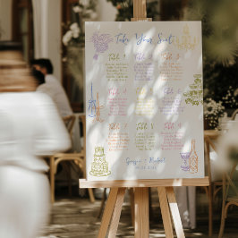 Colorful & Quirky Hand Drawn Wedding