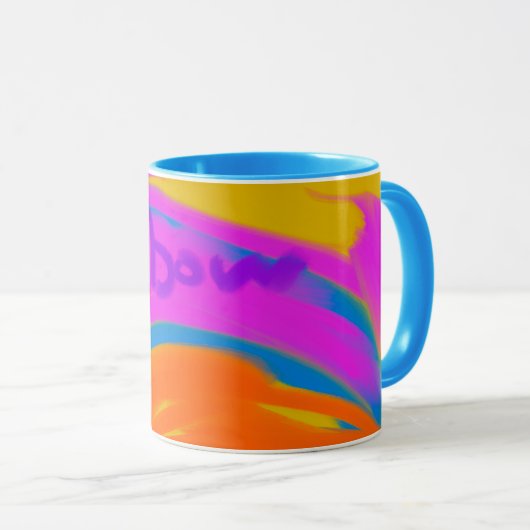 colorful rainbow マグカップ (正面右)