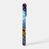 colorful rainbow cat phone case iPhoneケース (右側面)