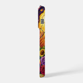 colorful rainbow cat phone case iPhoneケース (左側面)