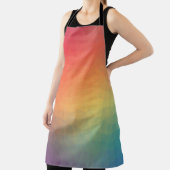 Colorful rainbow gradient geometric エプロン (インサイチュ)