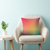 Colorful rainbow gradient geometric クッション (椅子)