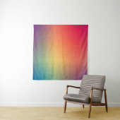 Colorful rainbow gradient geometric タペストリー (インサイチュ(横))
