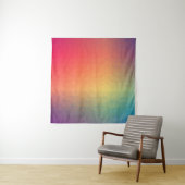 Colorful rainbow gradient geometric タペストリー (インサイチュ)