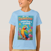 Colorful Rainbow Parrot Tシャツ (正面)