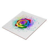 Colorful Rainbow Rose タイル (側面)