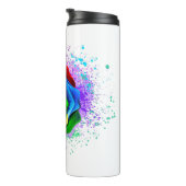 Colorful Rainbow Rose タンブラー (回転右)