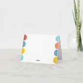 Colorful Rainbow Thank You Card サンキューカード (裏面)